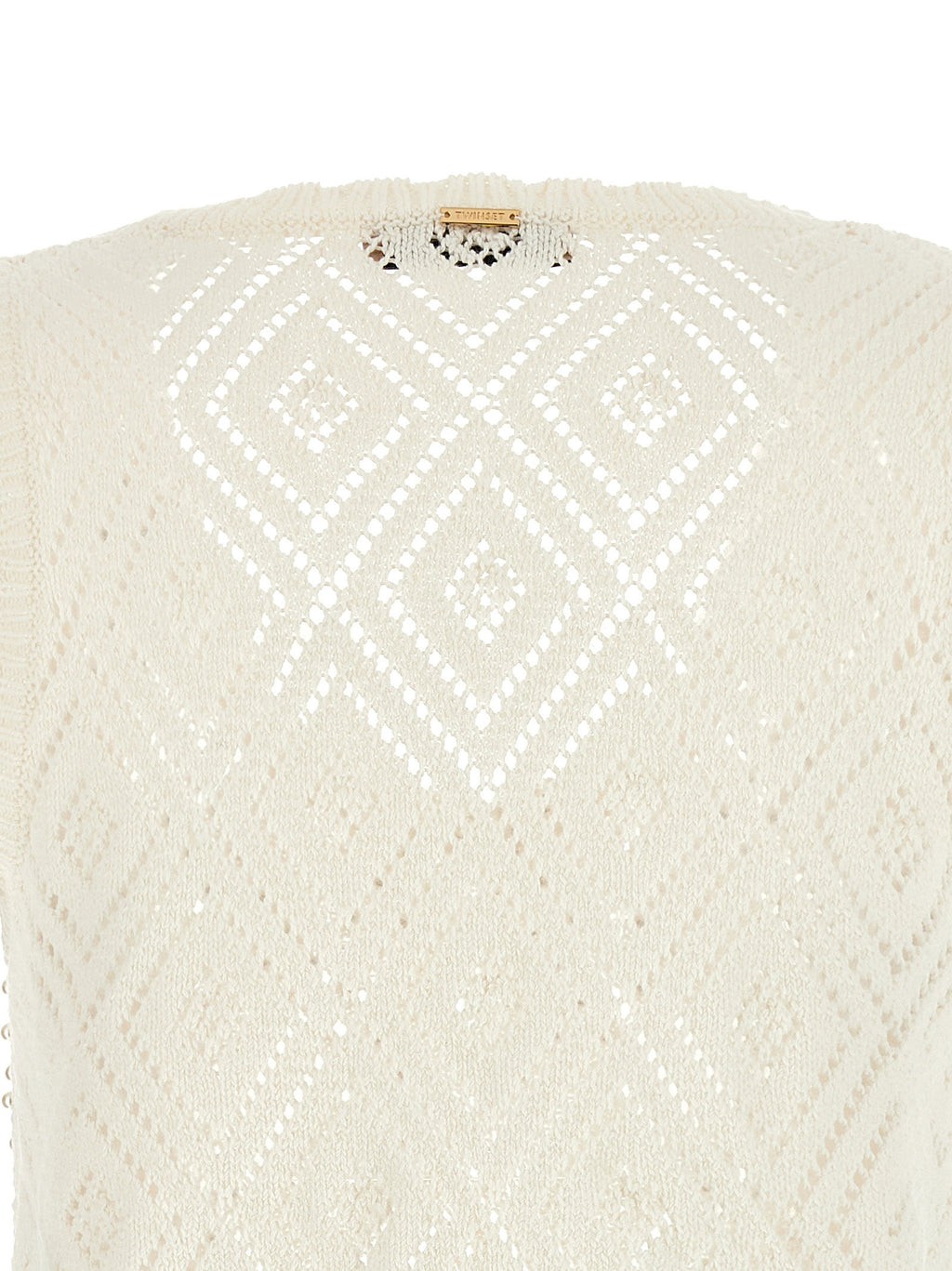 Twin Set Pearl Top