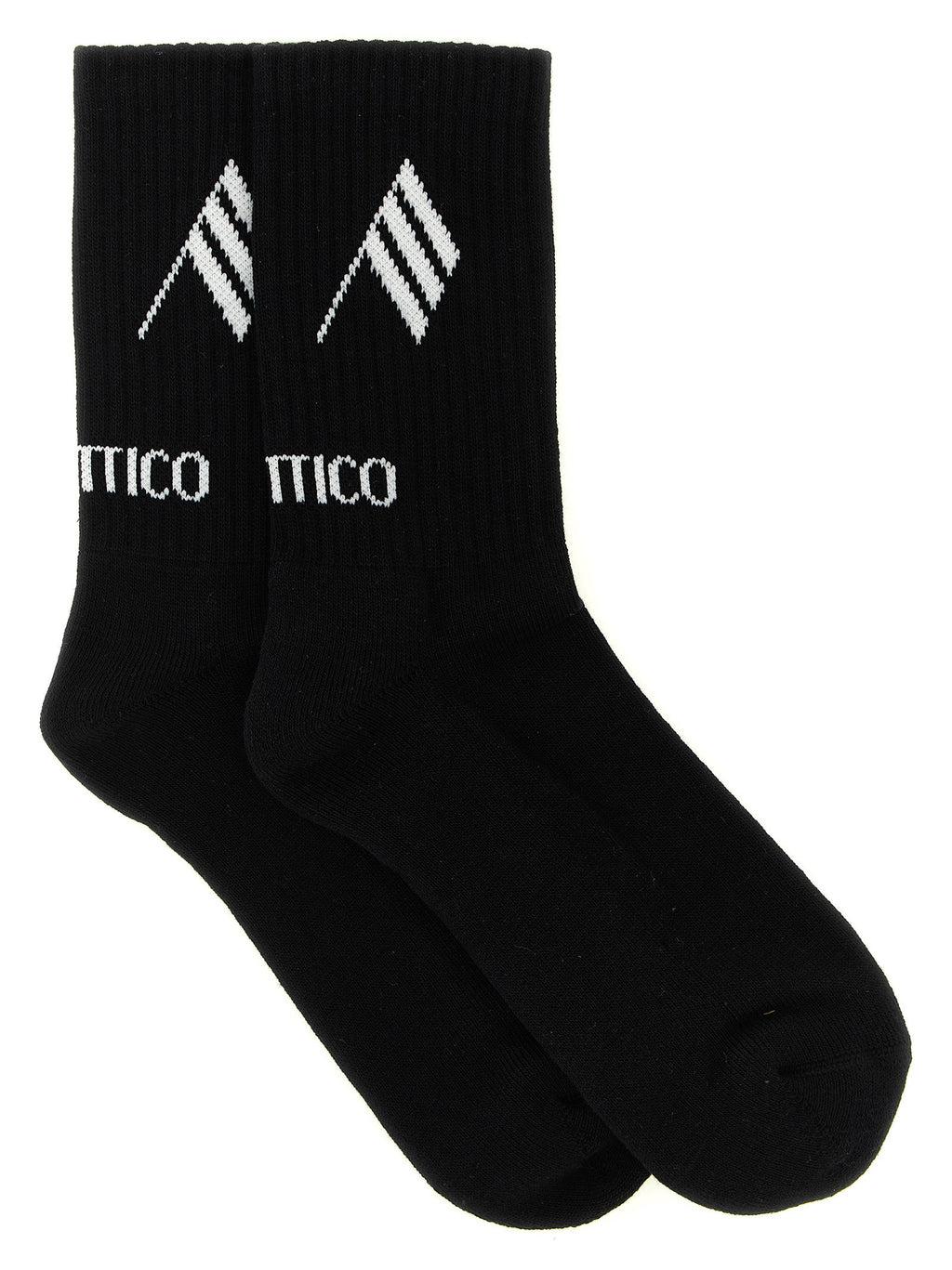 The Attico Logo Intarsia Socks
