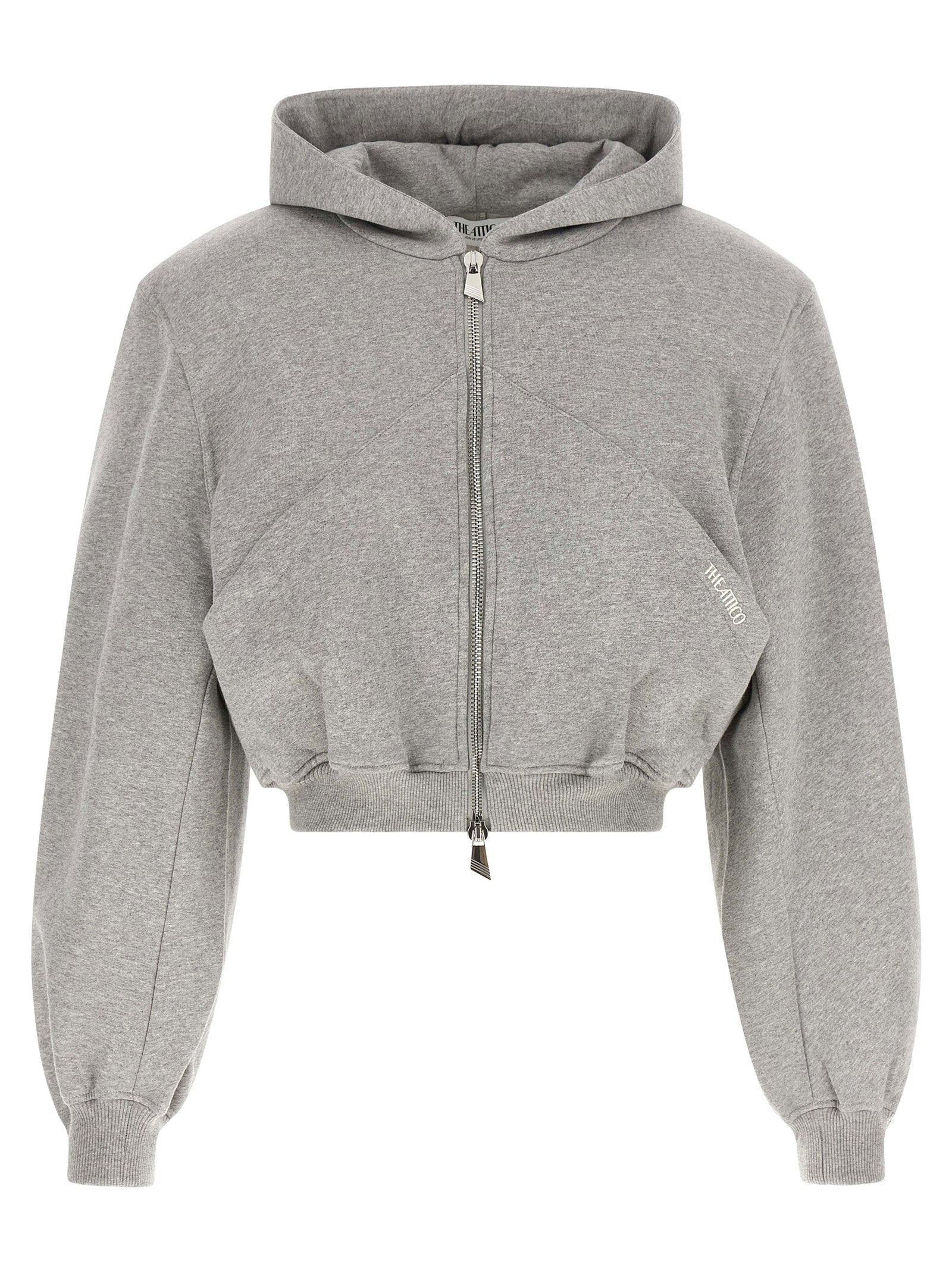 The Attico Cropped Hoodie