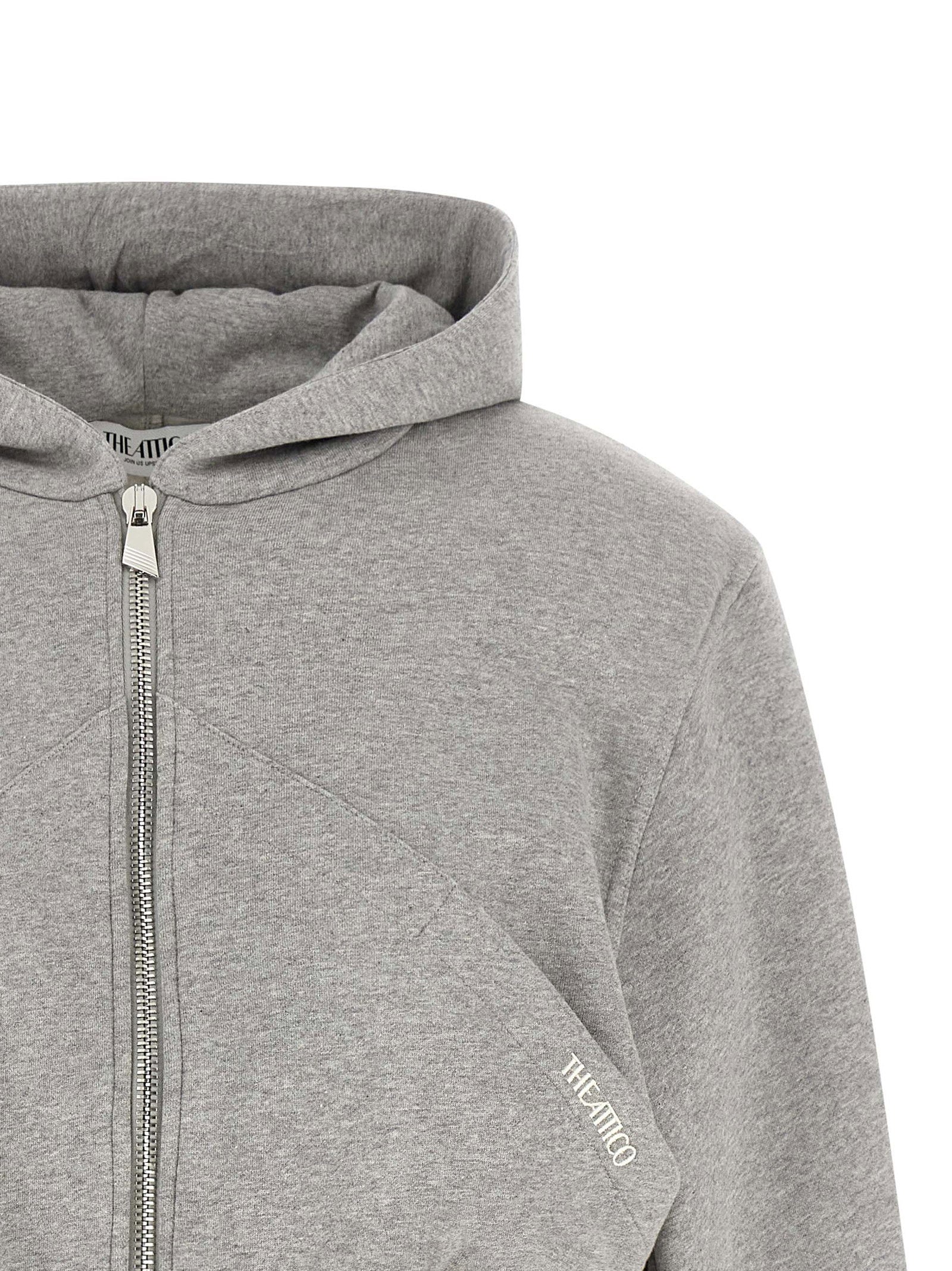 The Attico Cropped Hoodie