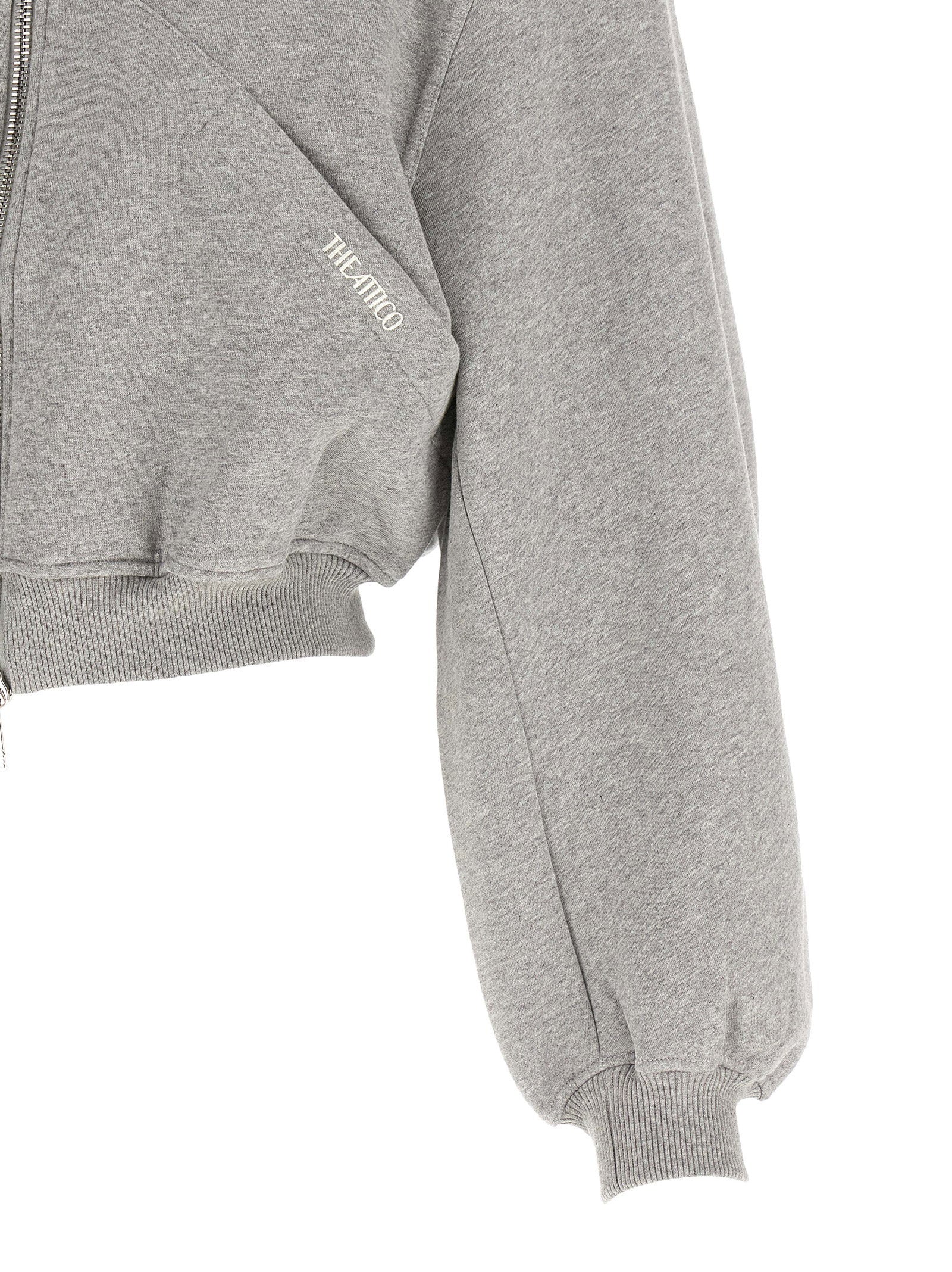 The Attico Cropped Hoodie