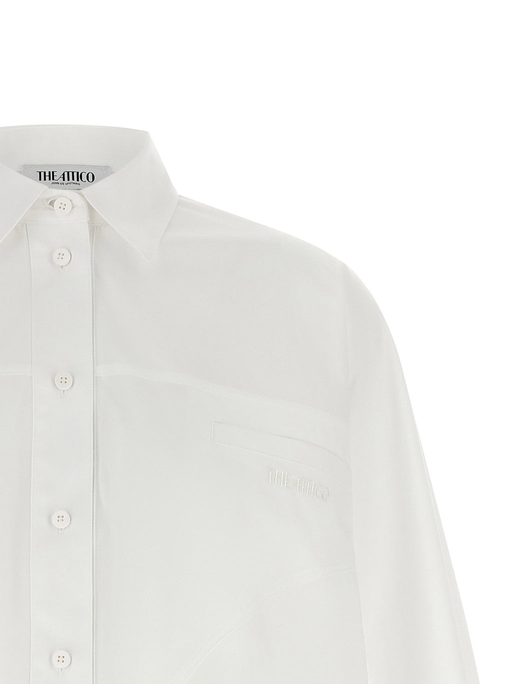 The Attico Shaped Hem Shirt