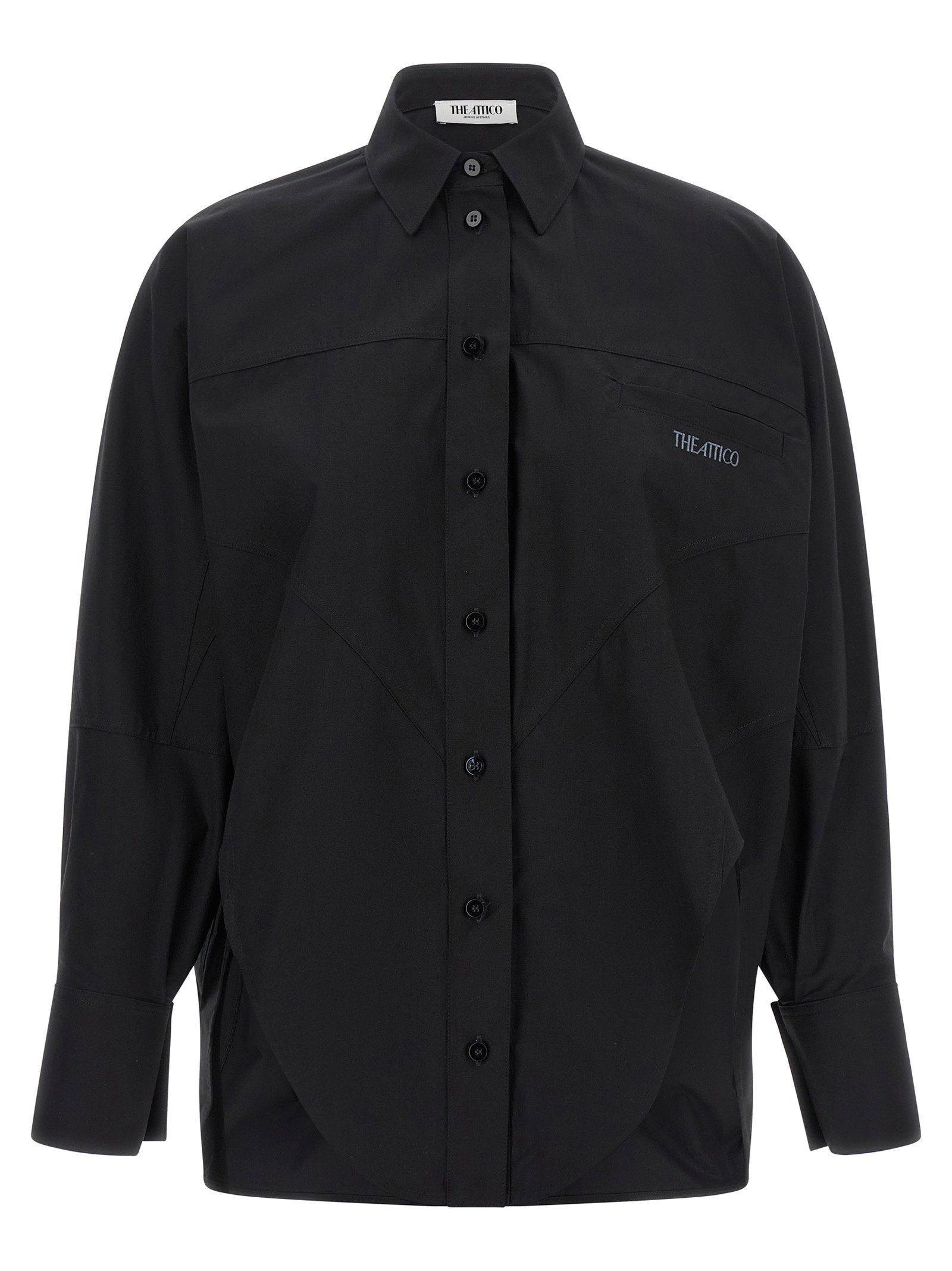 The Attico Shaped Hem Shirt