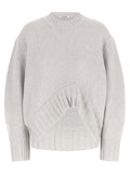 The Attico Asymmetrical Hem Sweater