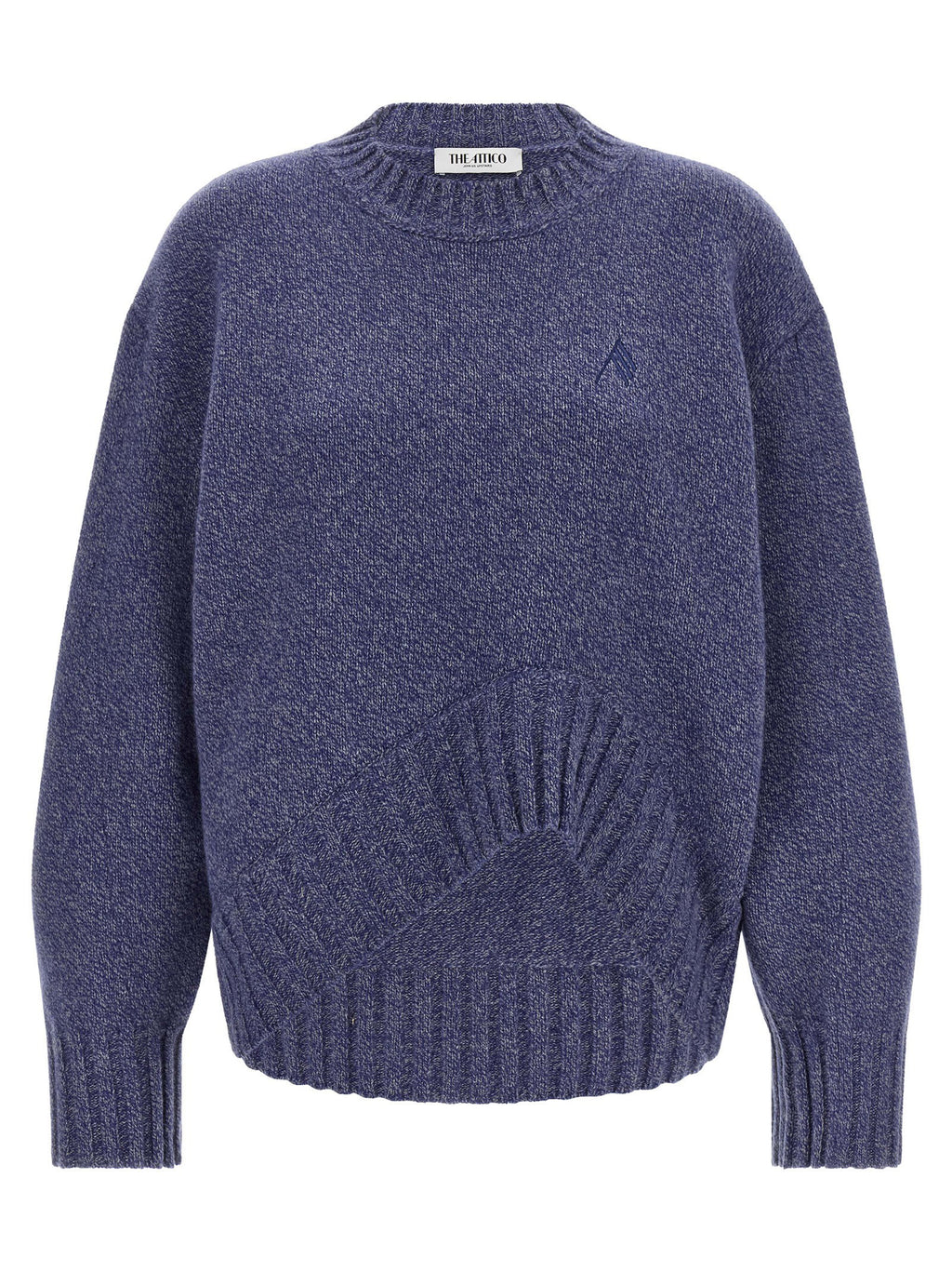 The Attico Asymmetrical Hem Sweater
