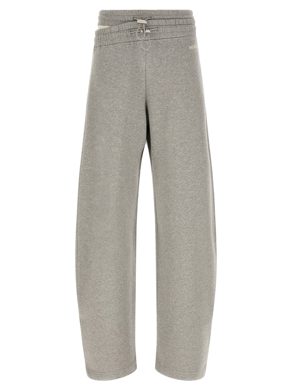 The Attico Asymmetrical Double Waist Trousers
