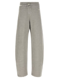 The Attico Asymmetrical Double Waist Trousers