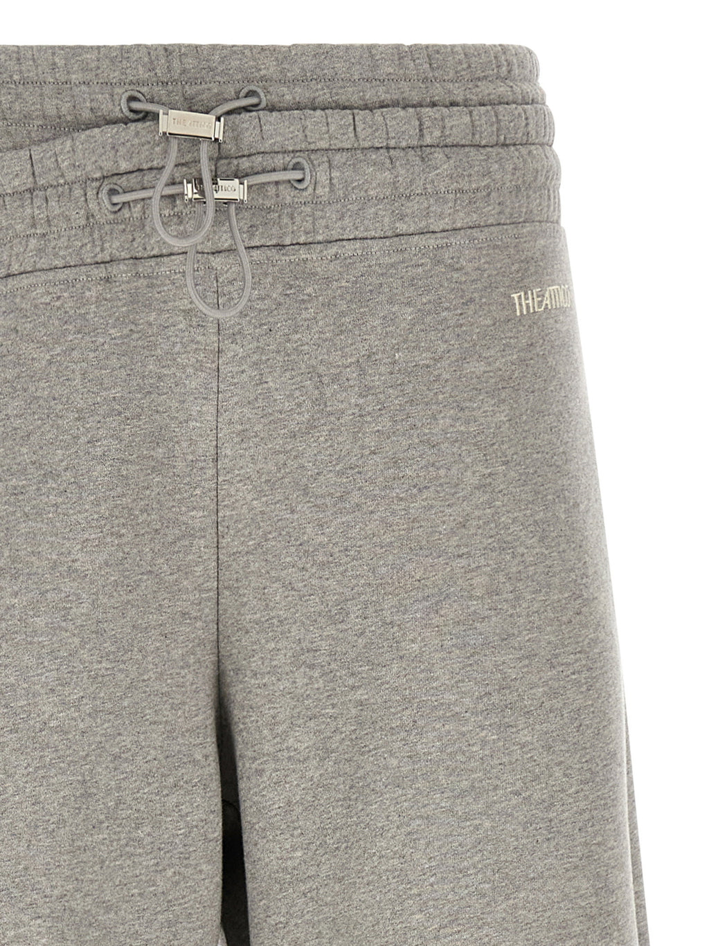 The Attico Asymmetrical Double Waist Trousers