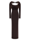 The Attico Feather Dress