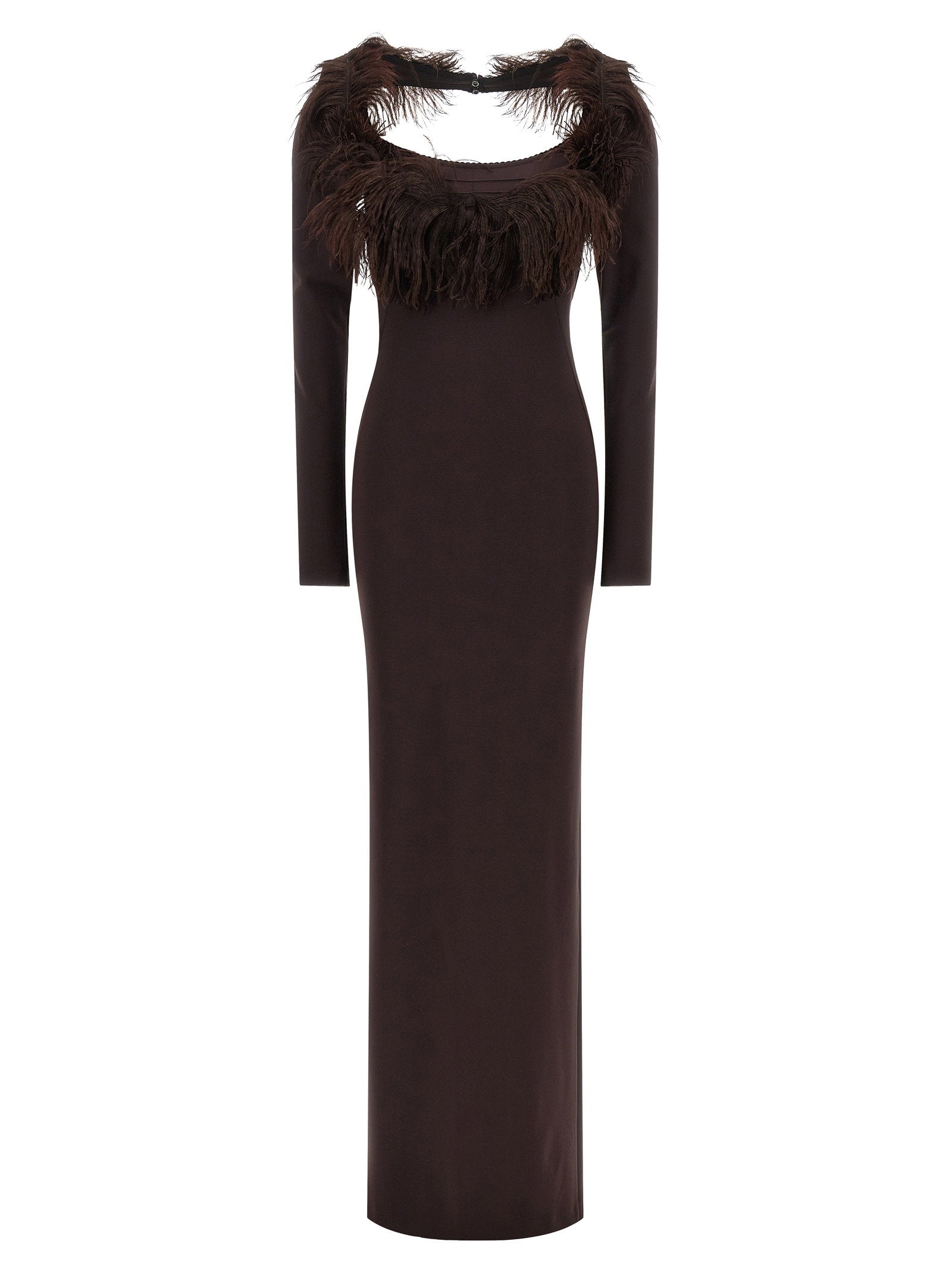 The Attico Feather Dress