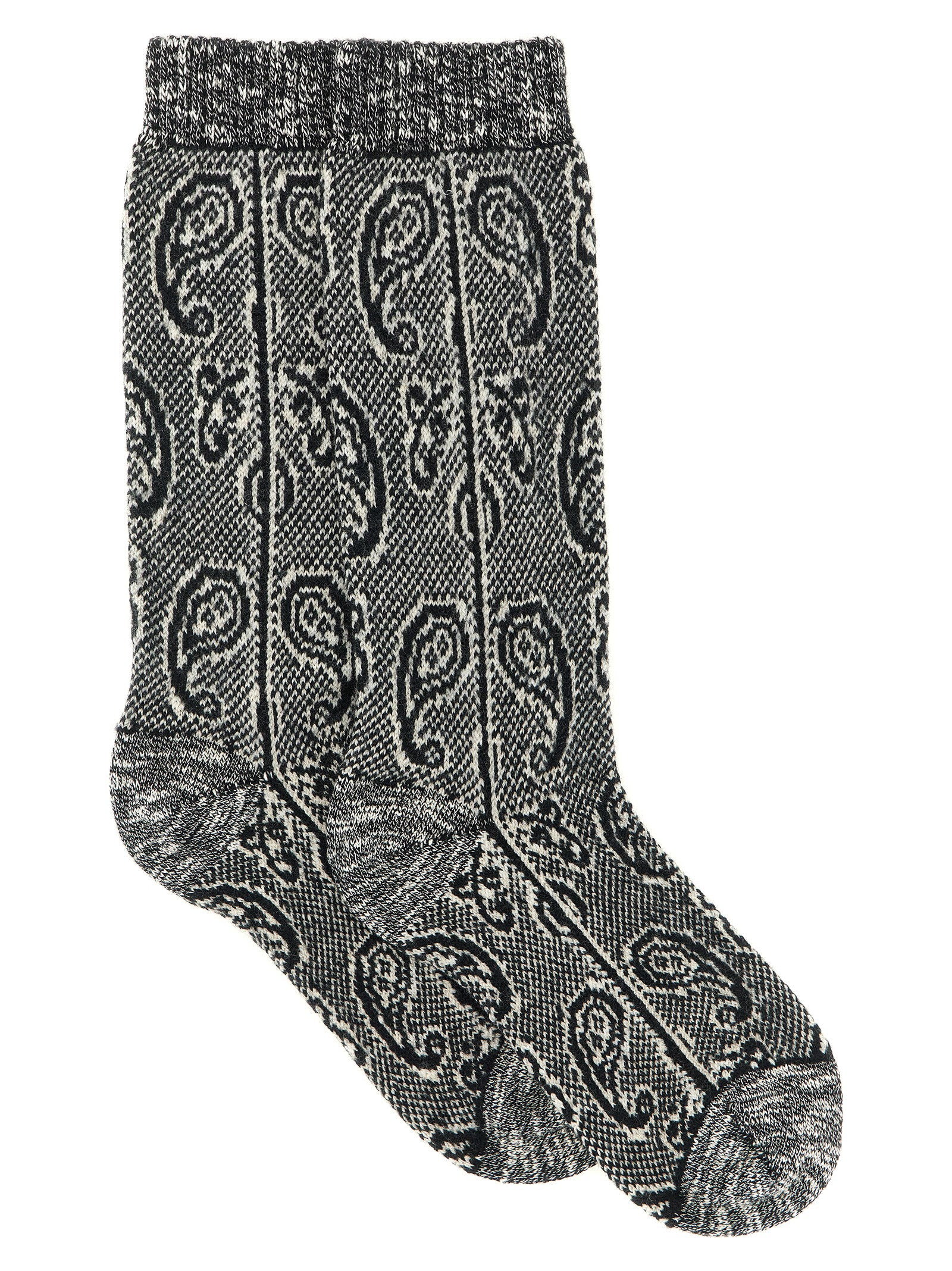 Dries Van Noten Paisley Jacquard Socks