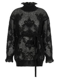 Twin Set Jacquard Yarn Sweater