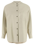 Yves Salomon Leather Shirt