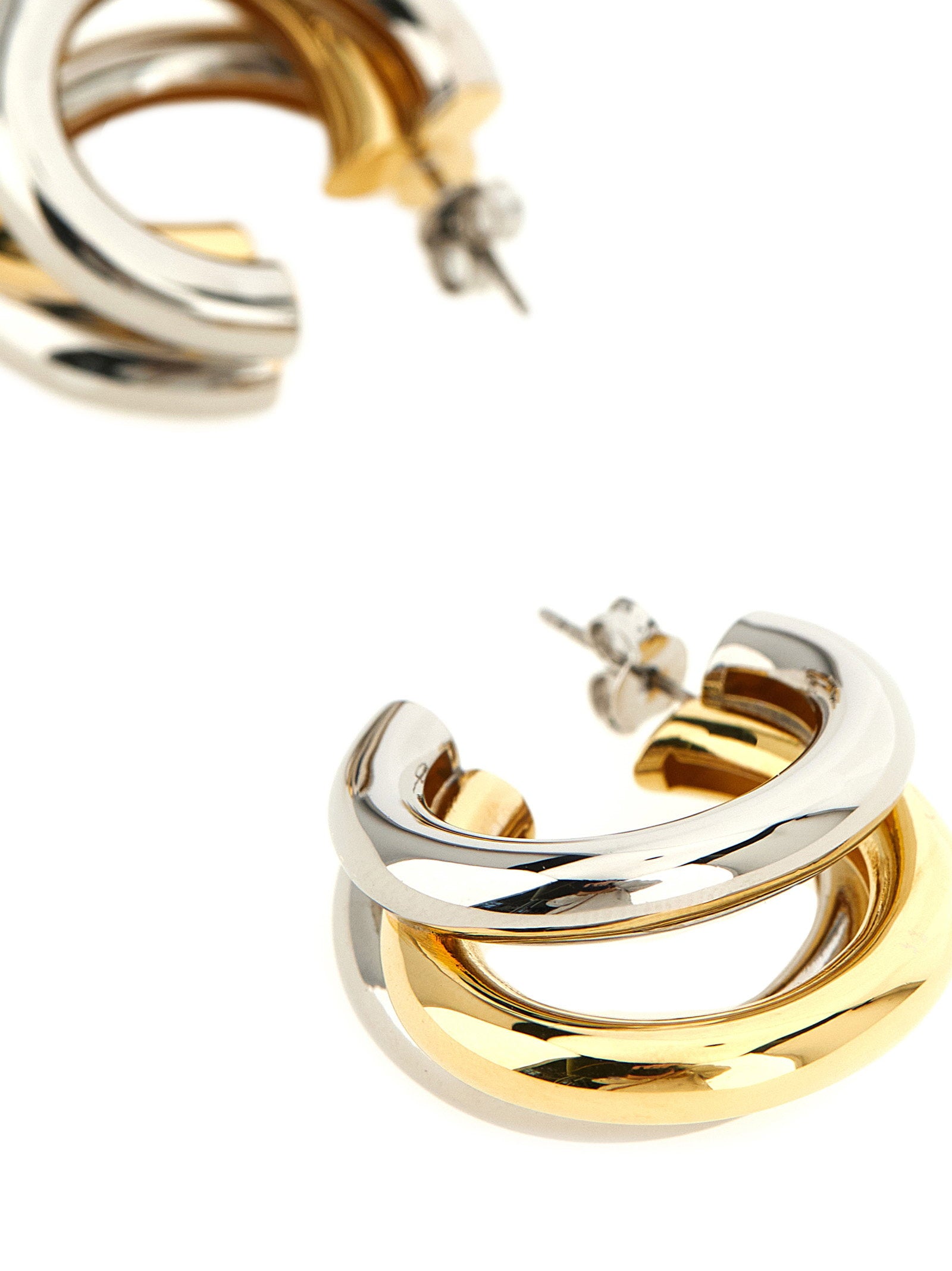 Paco Rabanne Triple Hoop Earrings