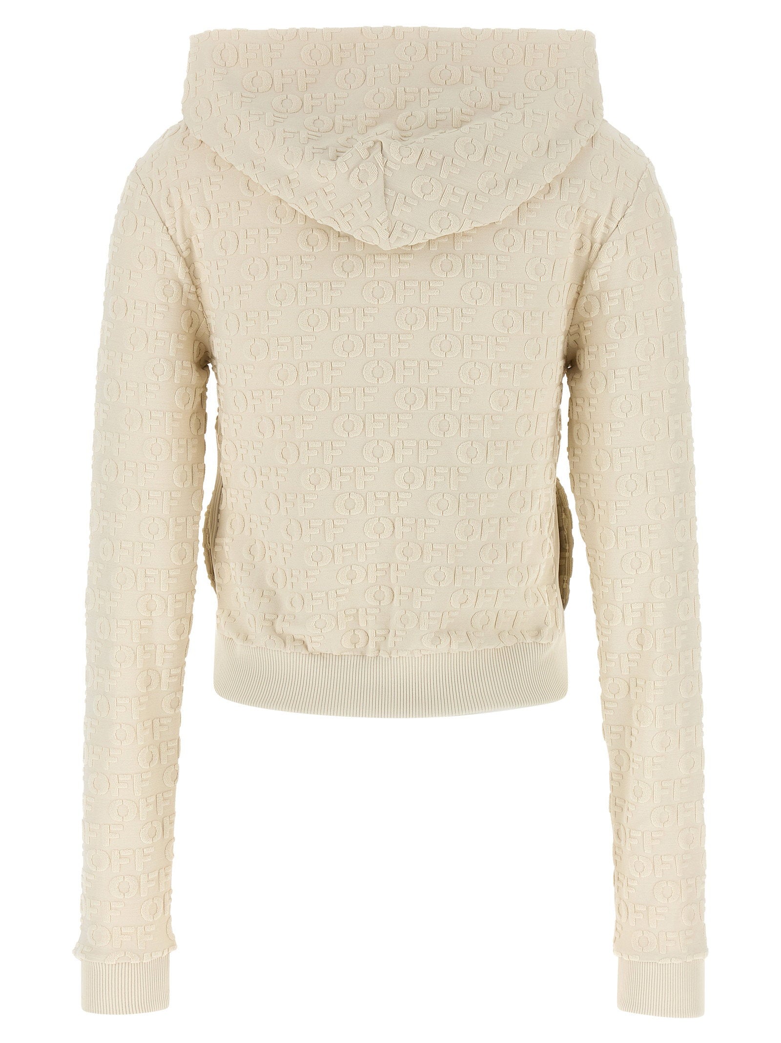 Off White Terry Off Sweatshirt