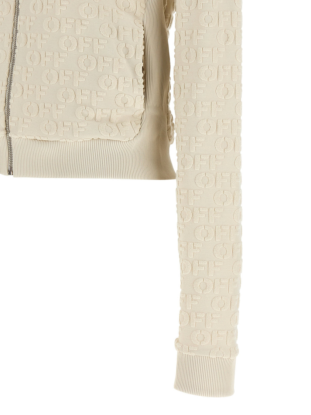 Off White Terry Off Sweatshirt