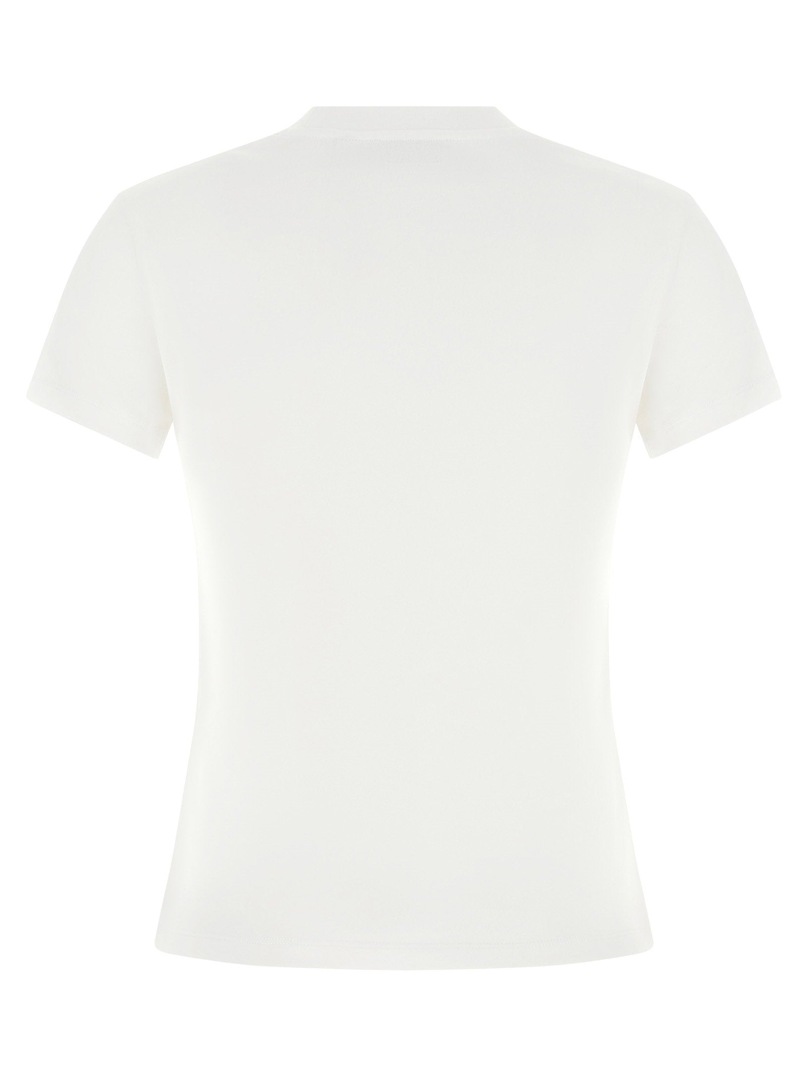 Off White Logo Embroidery T-shirt