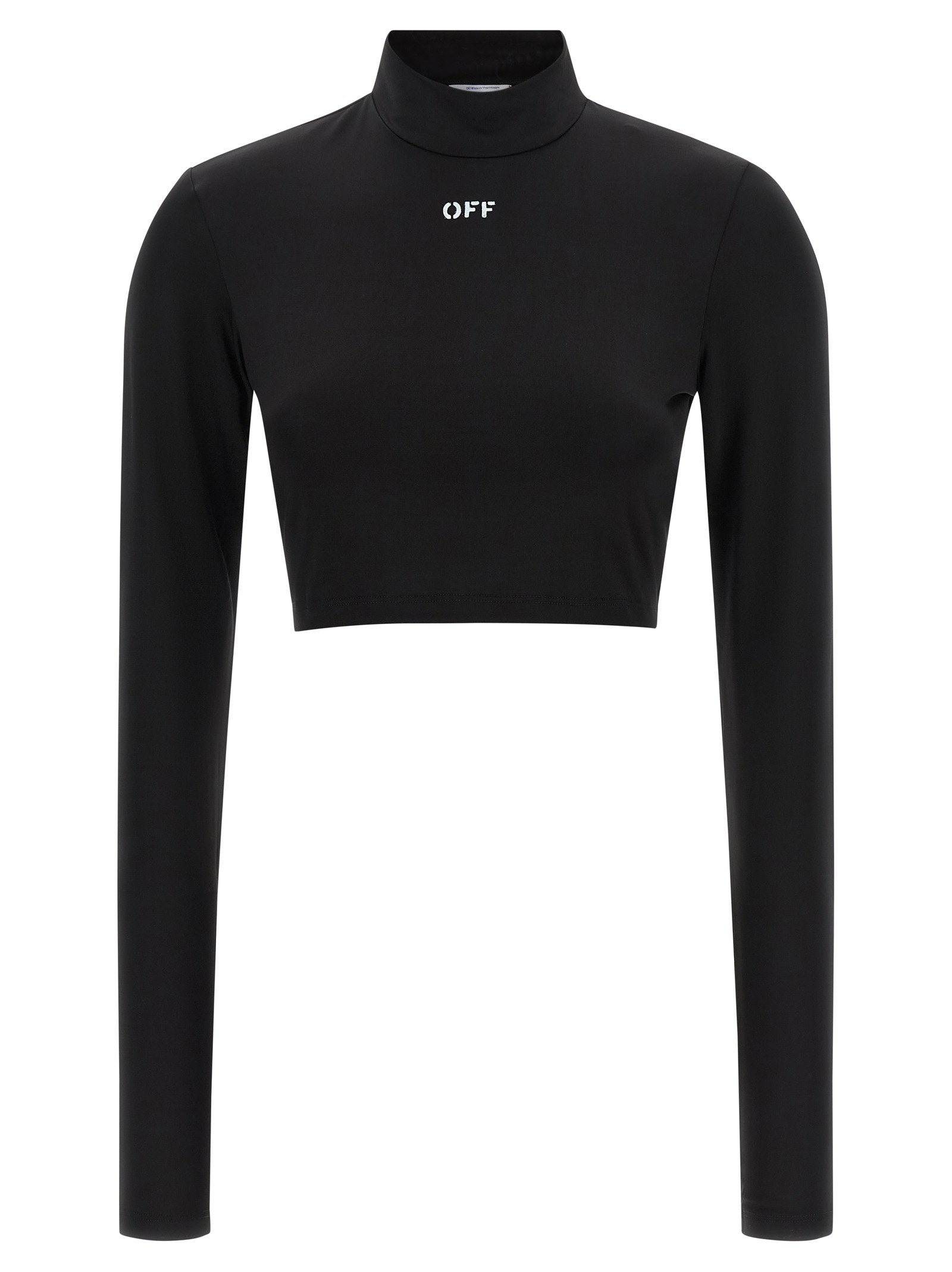 Off White Off Stamp Crop Top