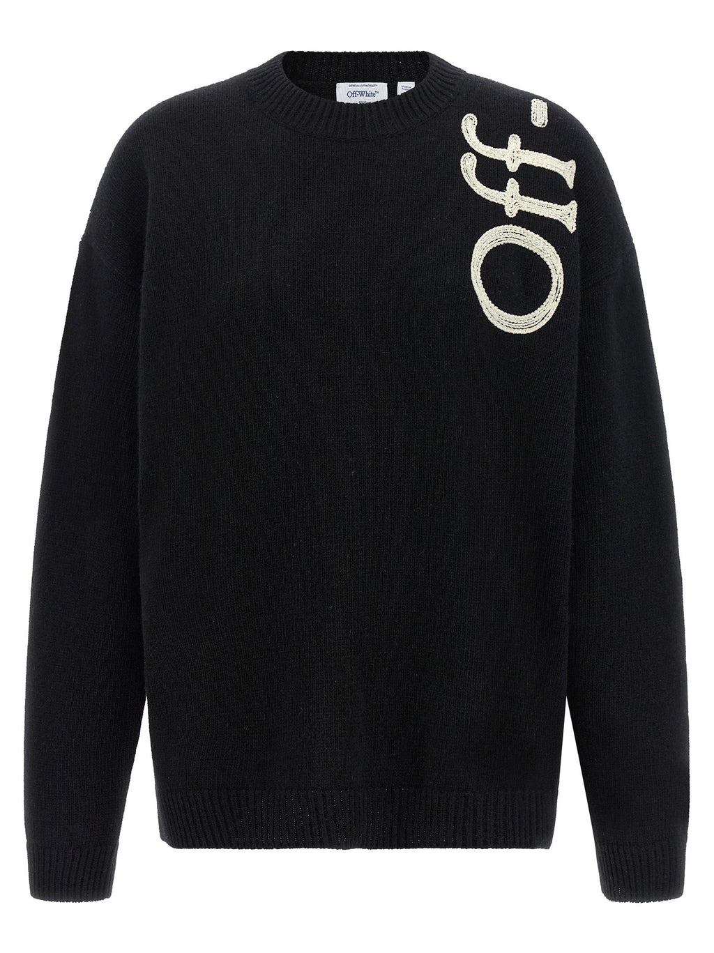 Off White Vertical Bookish Sweater