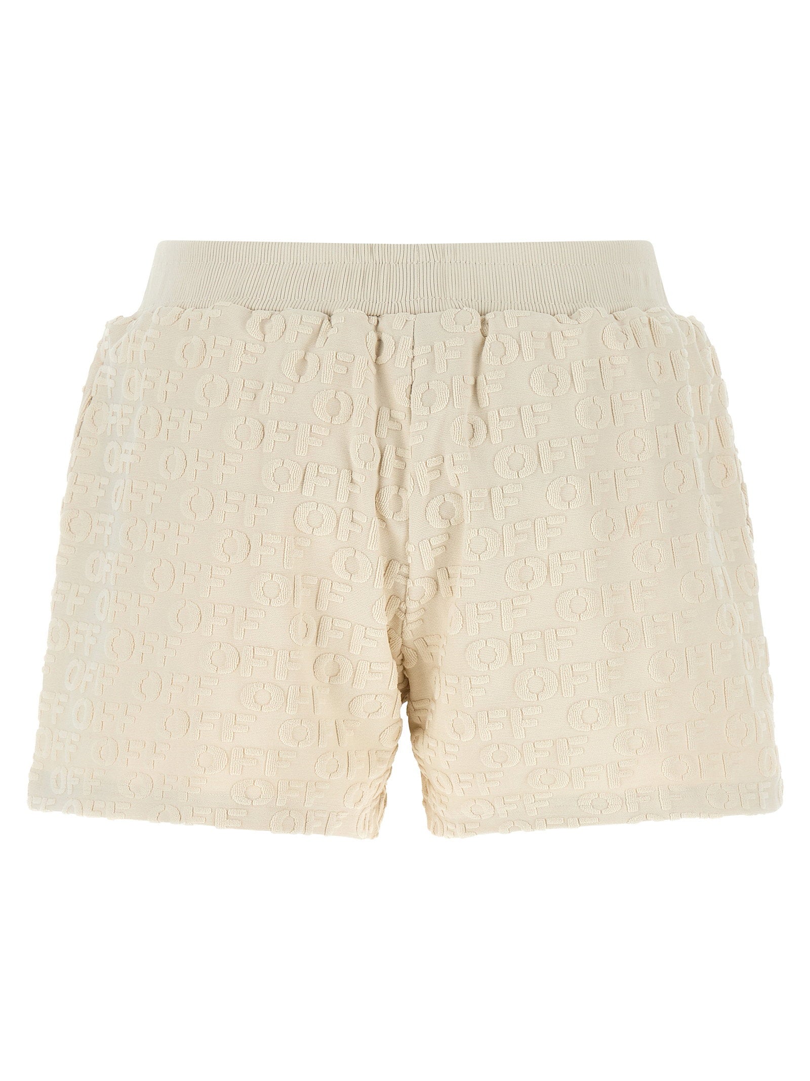 Off White Terry Shorts