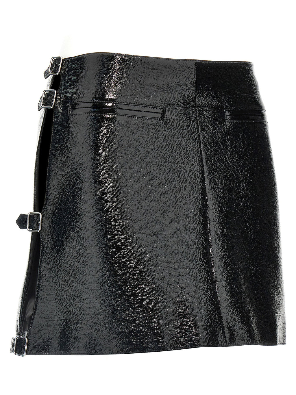 Courreges Mini Multi Sangle Vinyl Skirt