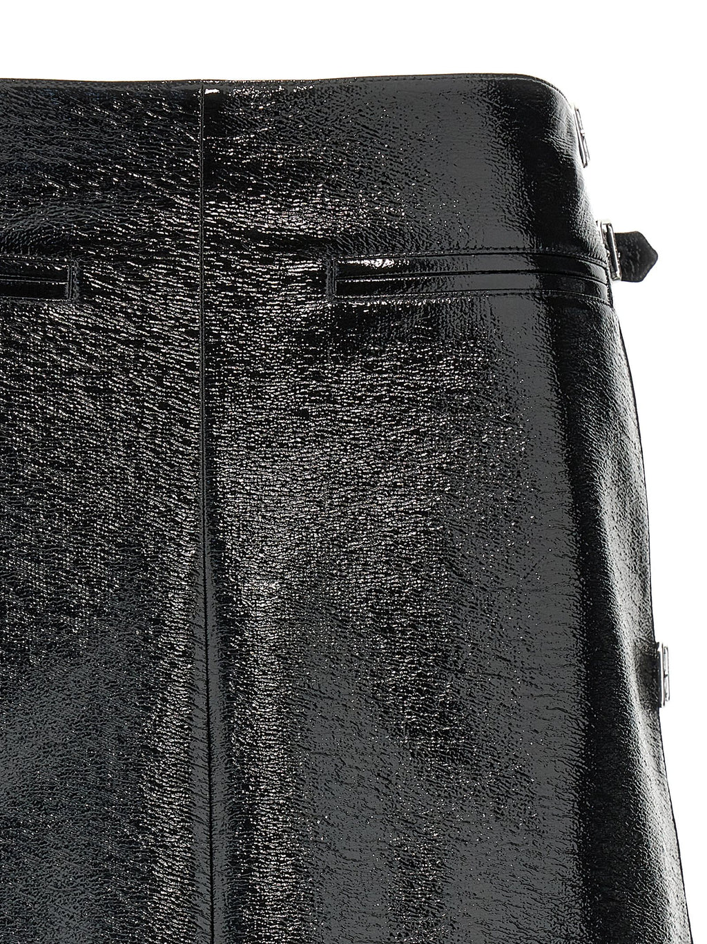 Courreges Mini Multi Sangle Vinyl Skirt