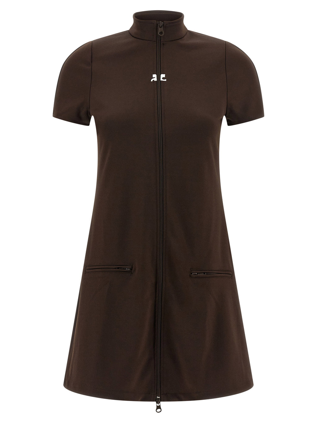 Courreges Interlock Tracksuit Mini Dress