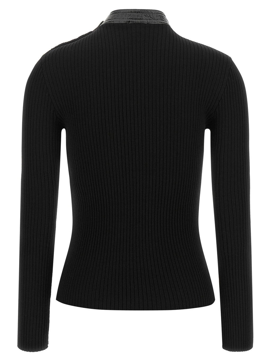 Courreges Vinyl Collar Sweater