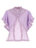 Farm Rio Openwork Detail Blouse