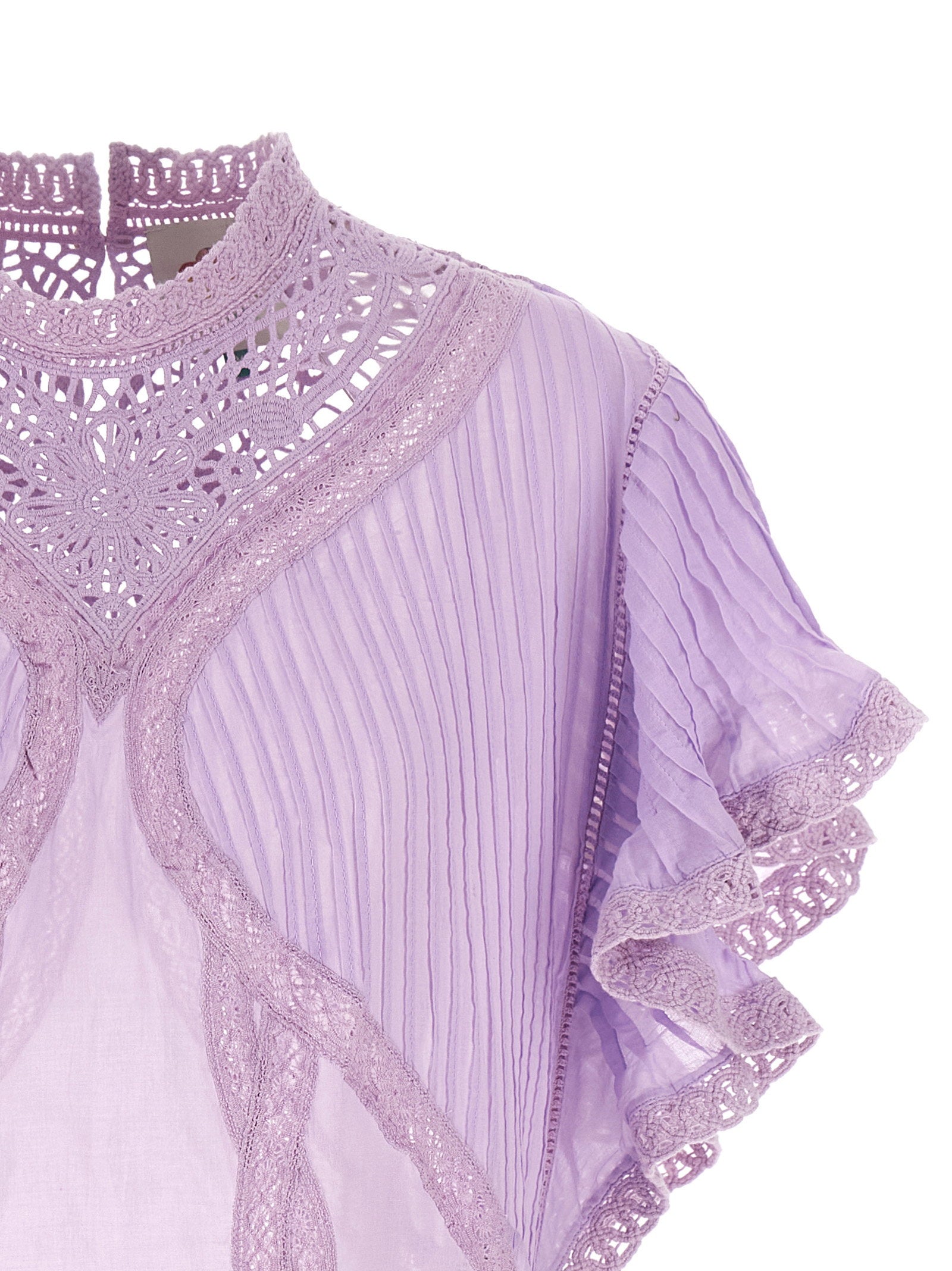 Farm Rio Openwork Detail Blouse