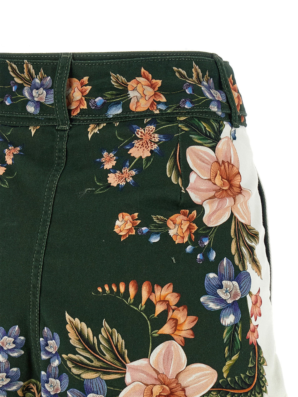 Farm Rio Green Berry Garden Shorts
