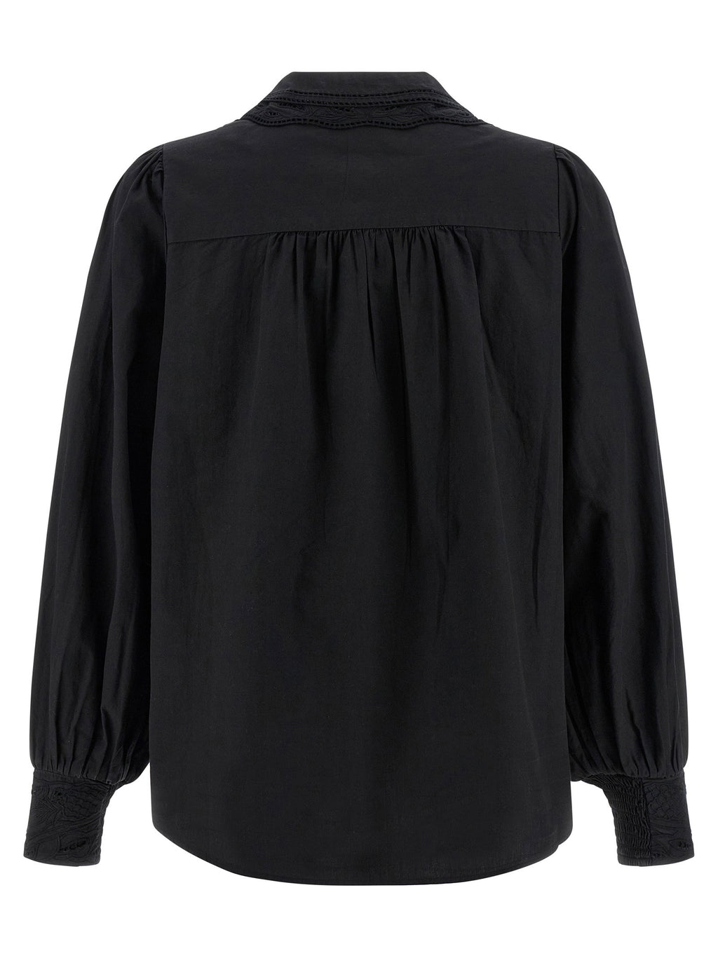 Farm Rio Black Embroidered Shirt