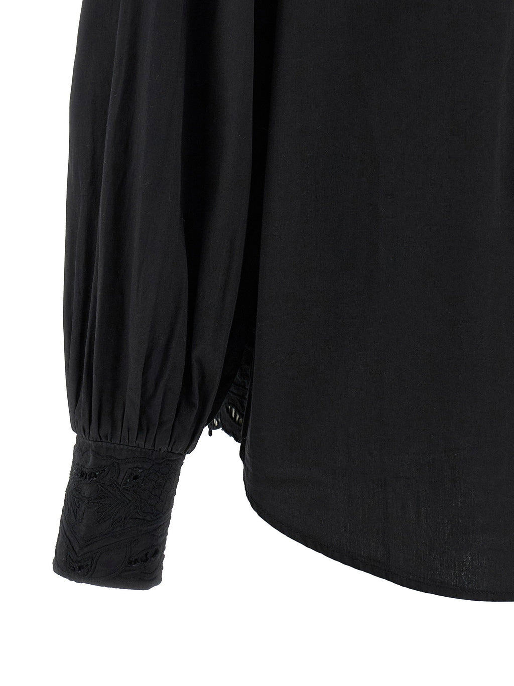 Farm Rio Black Embroidered Shirt