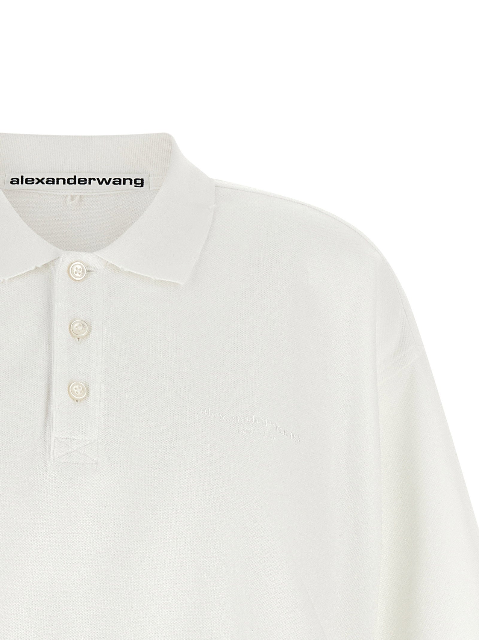 Alexander Wang Denim Skirt Polo Dress