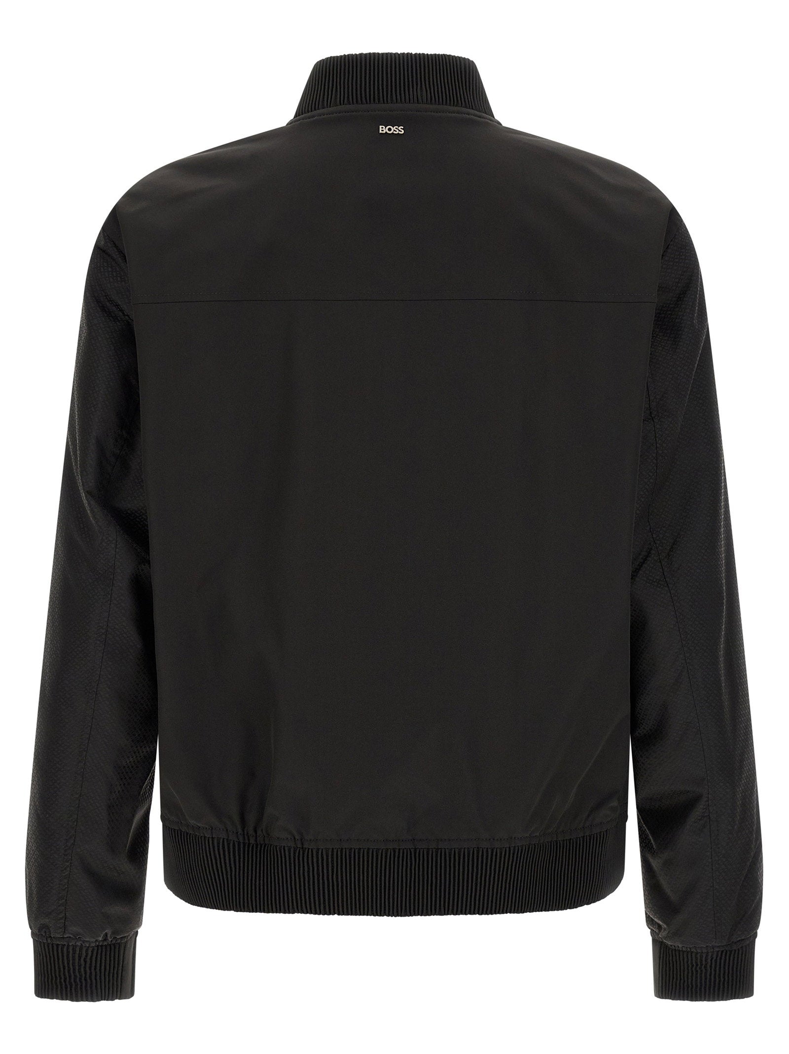 Hugo Boss Monogram Sleeve Bomber Jacket