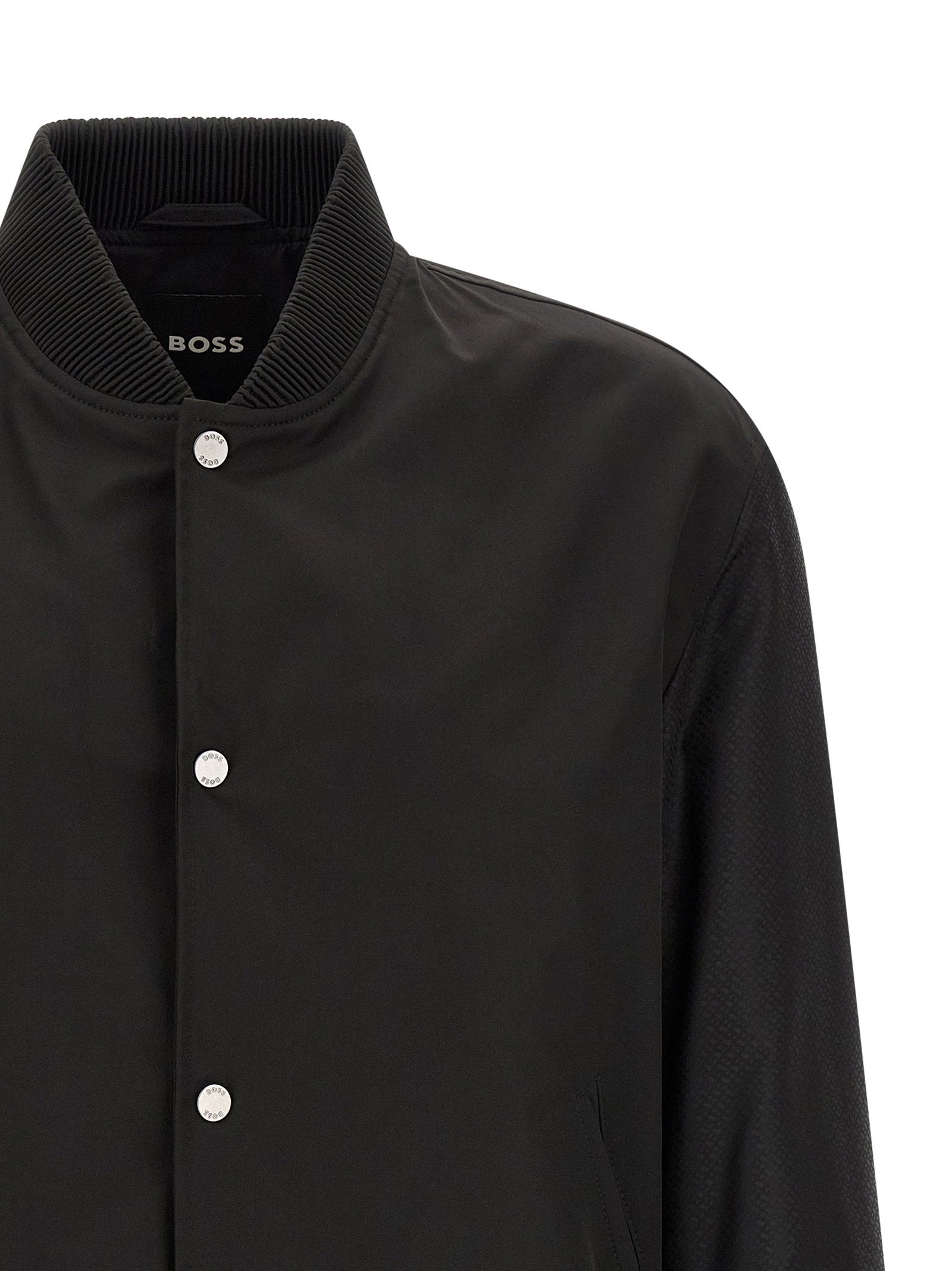 Hugo Boss Monogram Sleeve Bomber Jacket