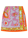 Emilio Pucci Angoli Print Twill Skirt