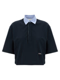 Stella Mccartney Cropped Piquet Polo
