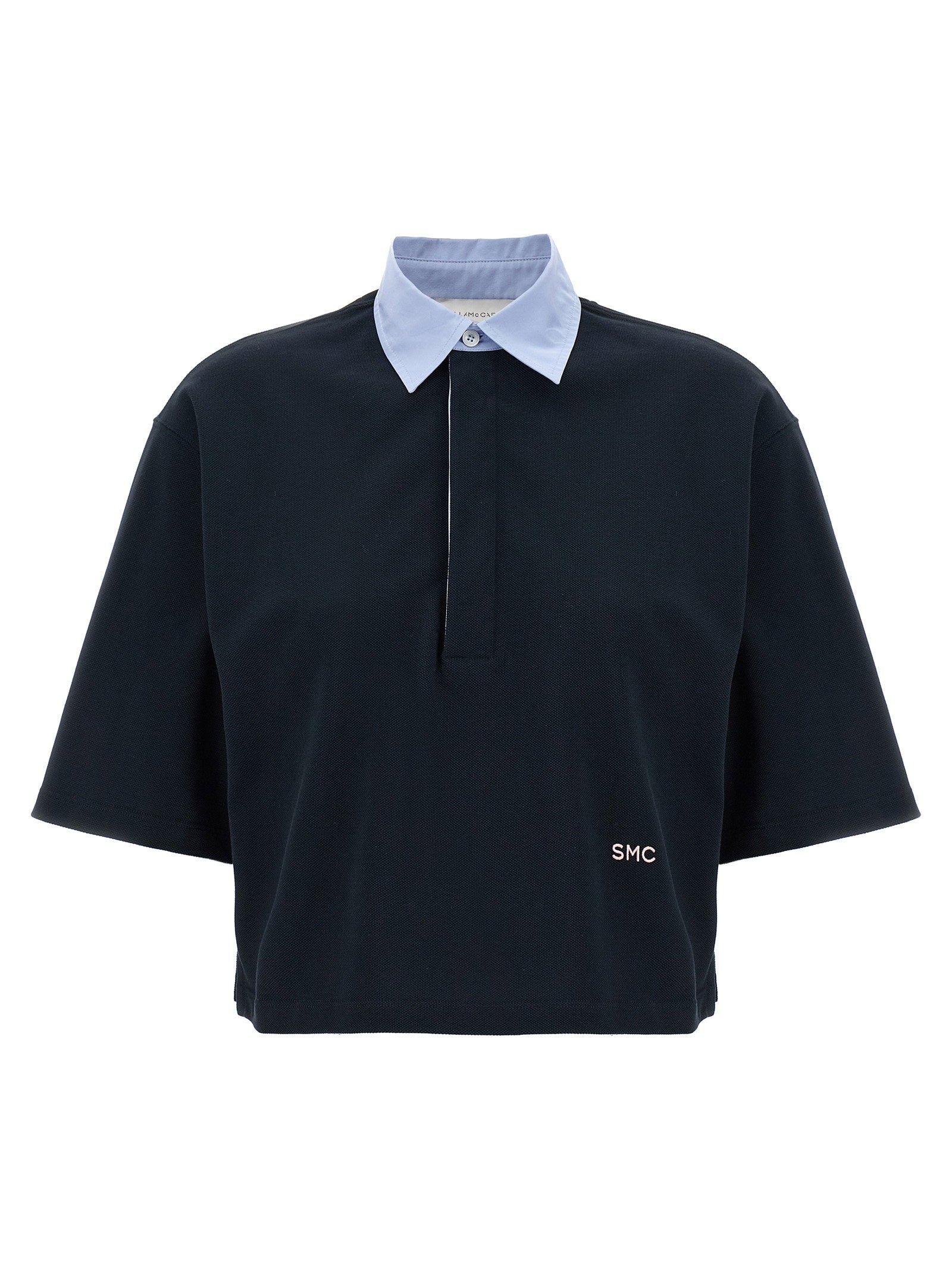 Stella Mccartney Cropped Piquet Polo