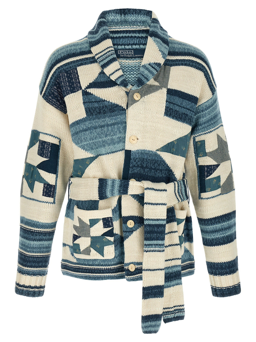 Polo Ralph Lauren Patchwork Cardigan