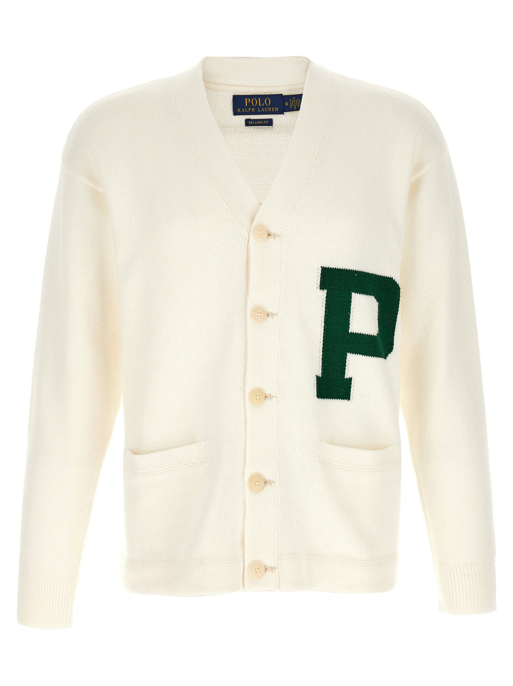 Polo Ralph Lauren Letter Intarsia Cardigan
