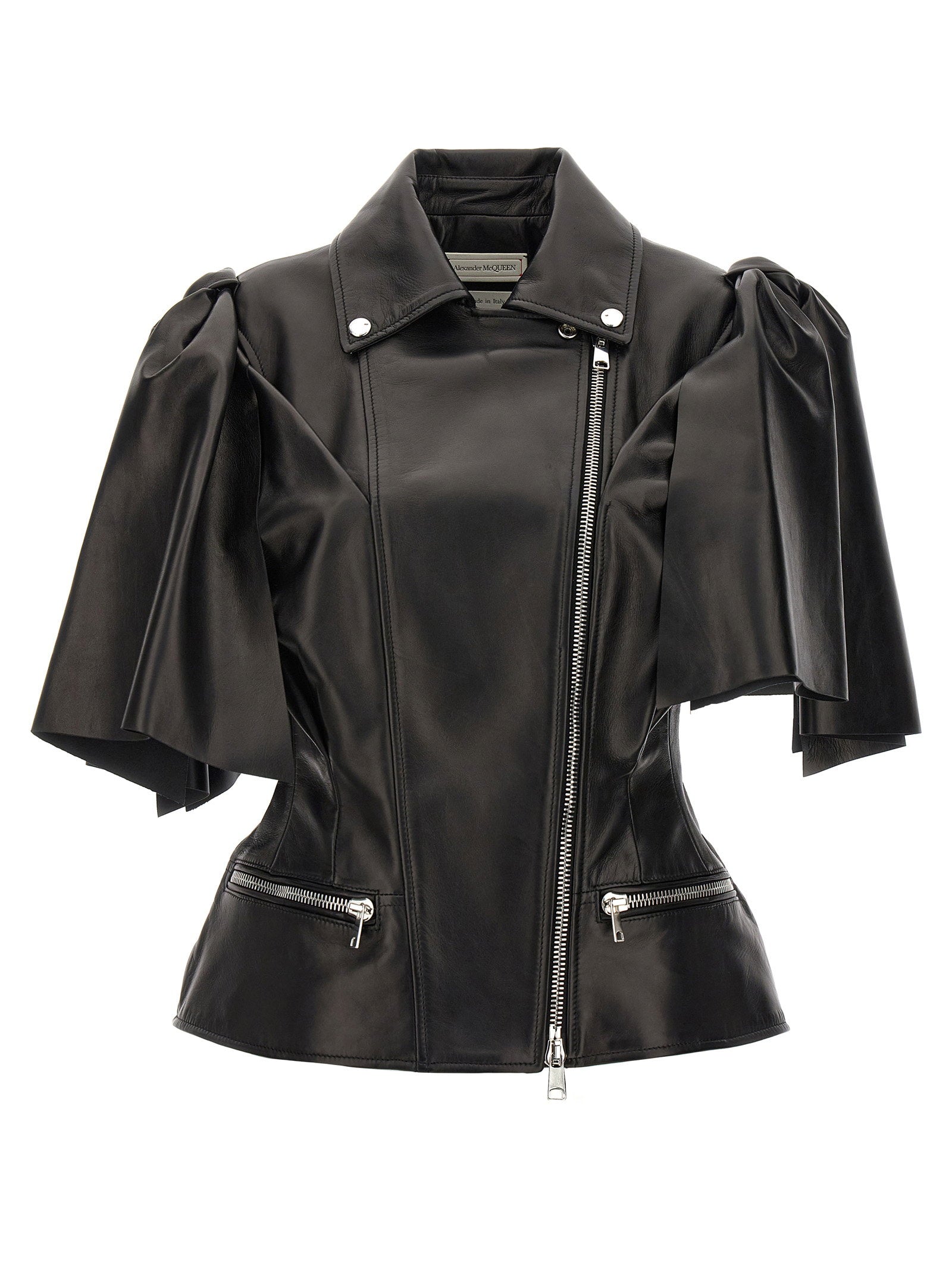 Alexander McQueen Bow Knot Biker Vest