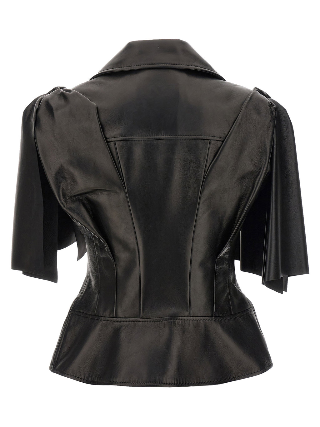 Alexander McQueen Bow Knot Biker Vest