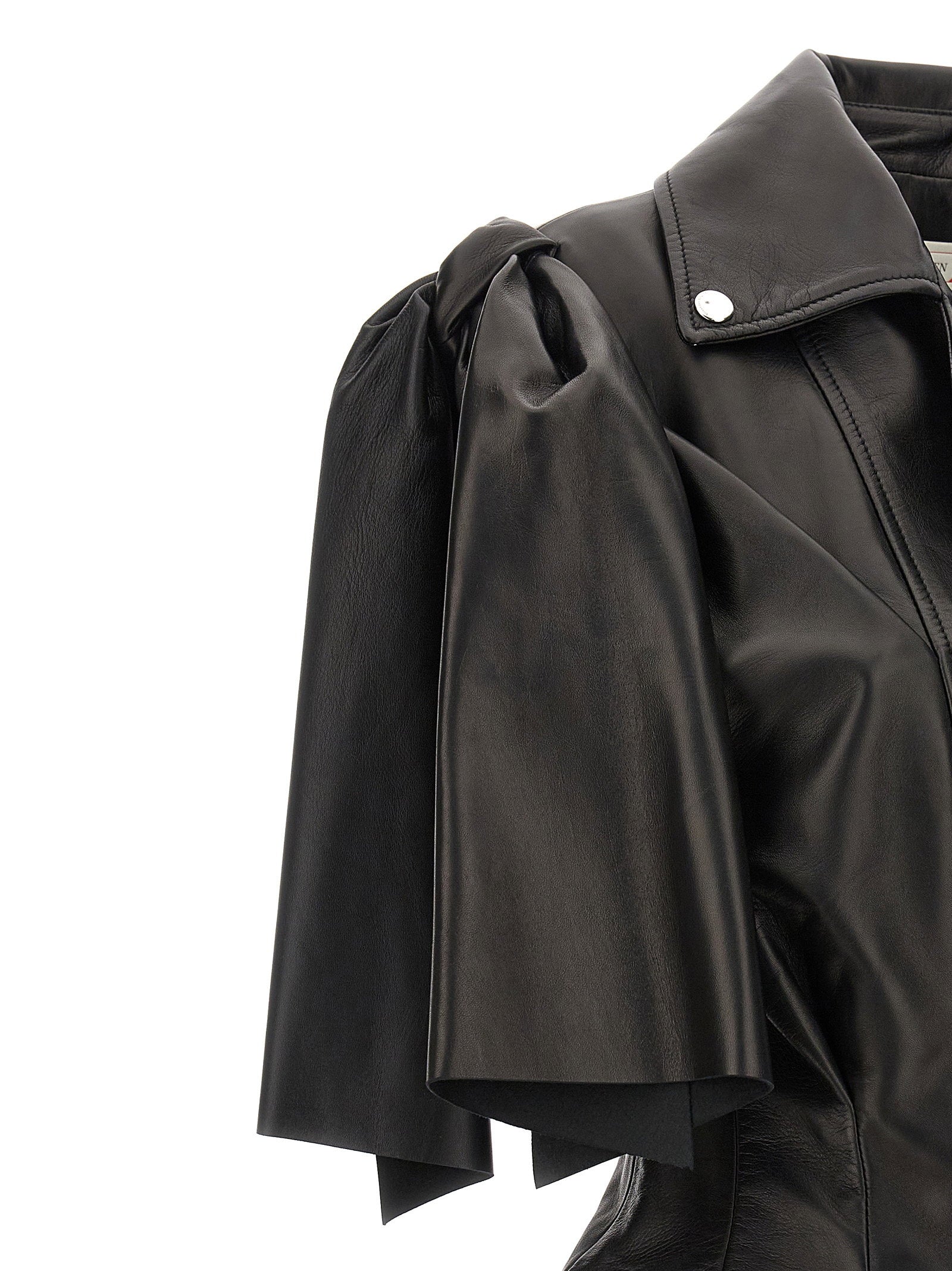 Alexander McQueen Bow Knot Biker Vest