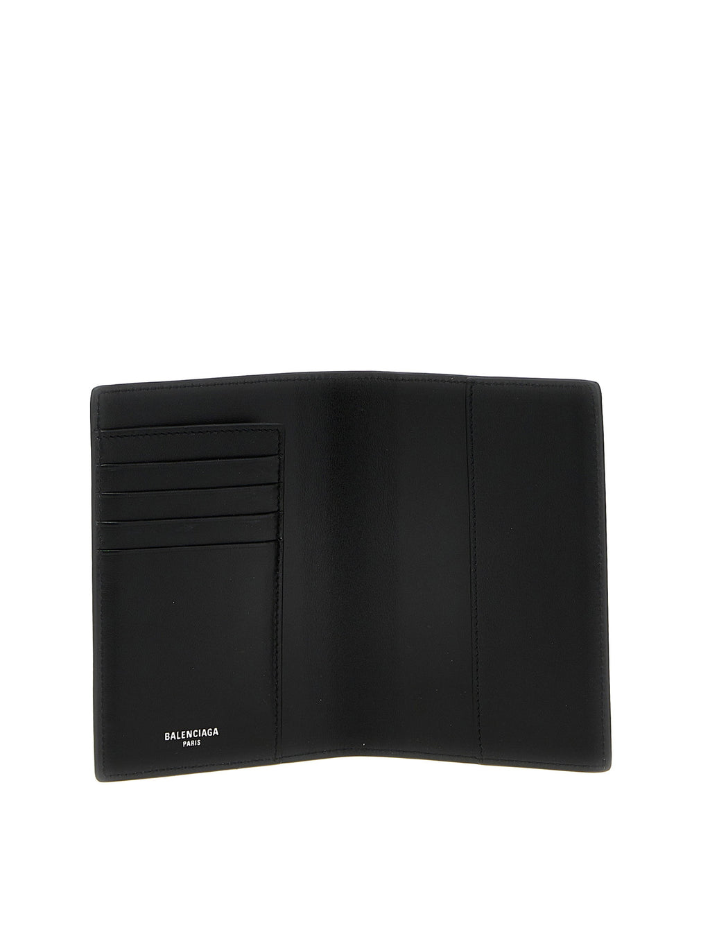Balenciaga Logo Leather Passport Holder
