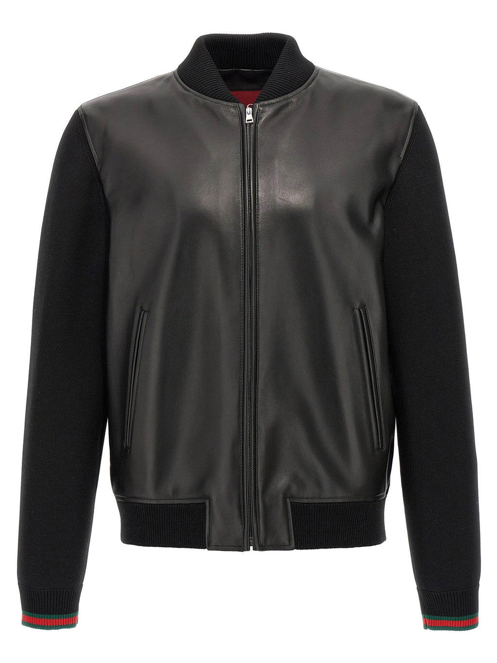 Gucci Bimaterial Bomber Jacket