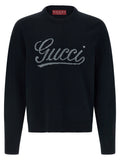 Gucci Logo Intarsia Sweater