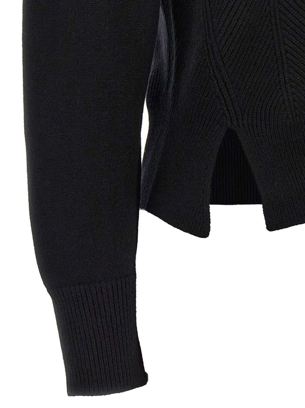 Alexander McQueen Chevron Corset Sweater