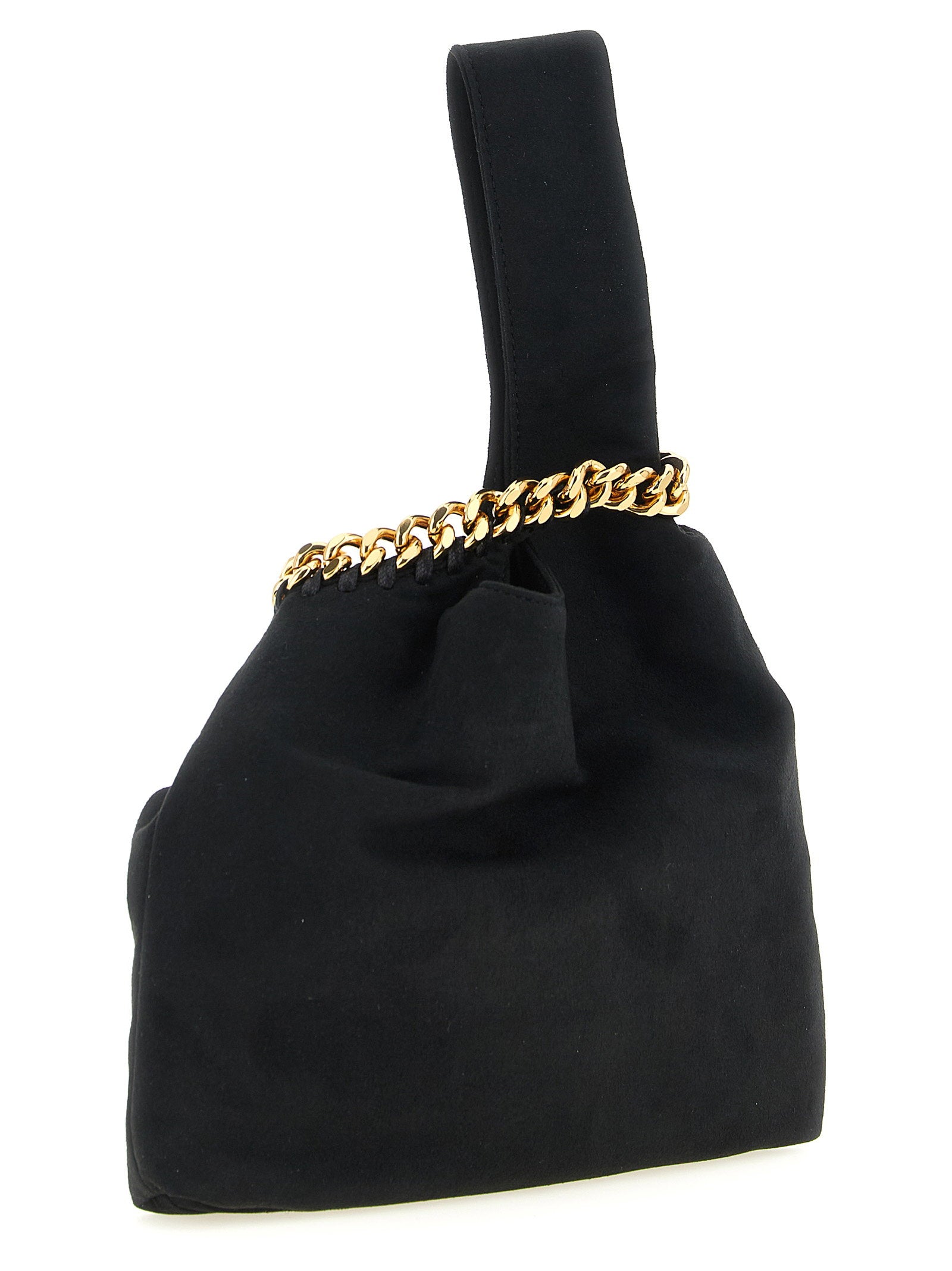 Stella Mccartney Wristlet Suede Handbag