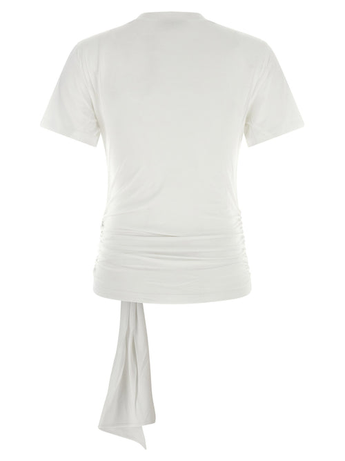 7 For All Mankind Draped Detail T-shirt